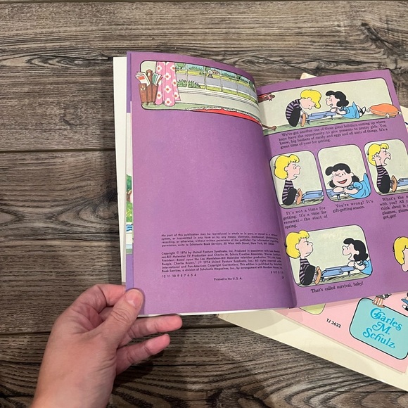 Vintage Peanuts Snoopy Book Lot - 8 Classic Titles (1960s-1970s) - Picture 11 of 11